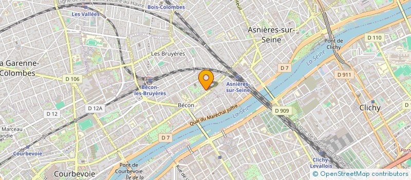 localisation de l'entreprise MONSIEUR GUILLAUME PERRIER  COURBEVOIE
