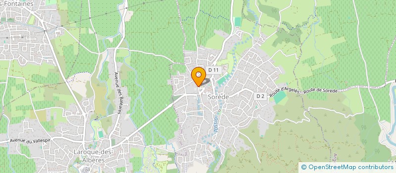 localisation de l'entreprise MONSIEUR GUILLAUME PERROTTE  SOREDE