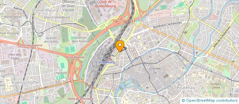 localisation de l'entreprise MONSIEUR GUILLAUME PETERMANN à STRASBOURG
