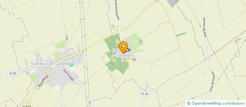 localisation de l'entreprise MONSIEUR GUILLAUME PETIT  FRESNOY-EN-GOHELLE