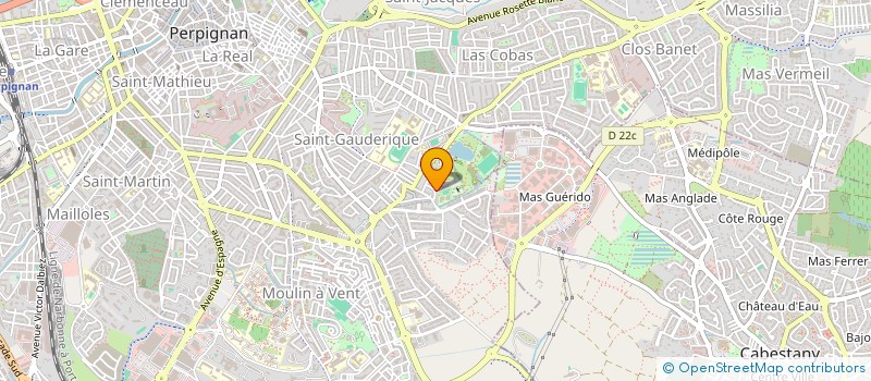 localisation de l'entreprise MONSIEUR GUILLAUME PETIT  PERPIGNAN