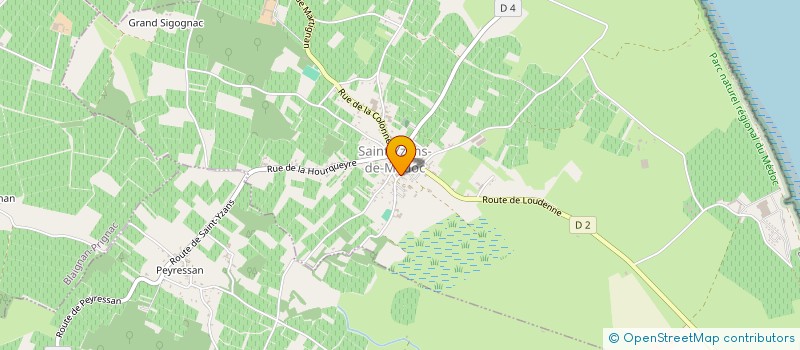 localisation de l'entreprise MONSIEUR GUILLAUME PETREGNE  SAINT-YZANS-DE-MEDOC