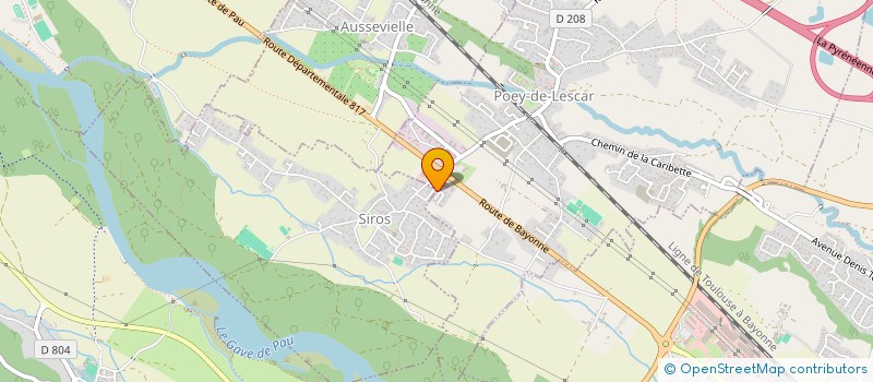 localisation de l'entreprise MONSIEUR GUILLAUME PETRY  POEY-DE-LESCAR