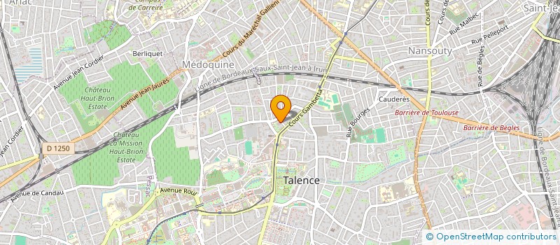 localisation de l'entreprise MONSIEUR GUILLAUME PETY  TALENCE