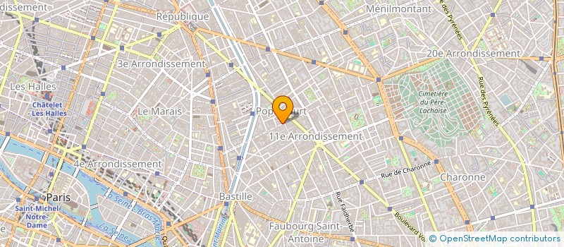 localisation de l'entreprise MONSIEUR GUILLAUME PEYRANNE  PARIS