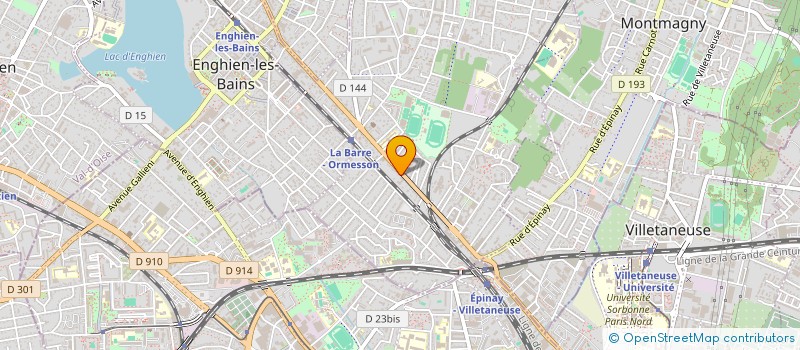 localisation de l'entreprise MONSIEUR GUILLAUME PFISTER à DEUIL LA BARRE