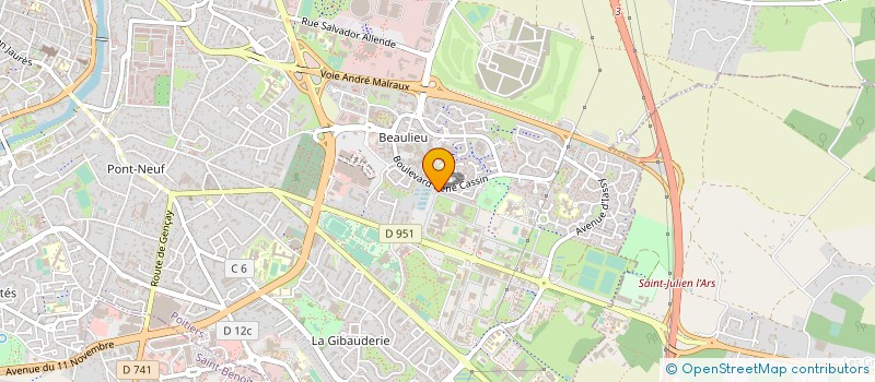 localisation de l'entreprise MONSIEUR GUILLAUME PHILIPPE  POITIERS