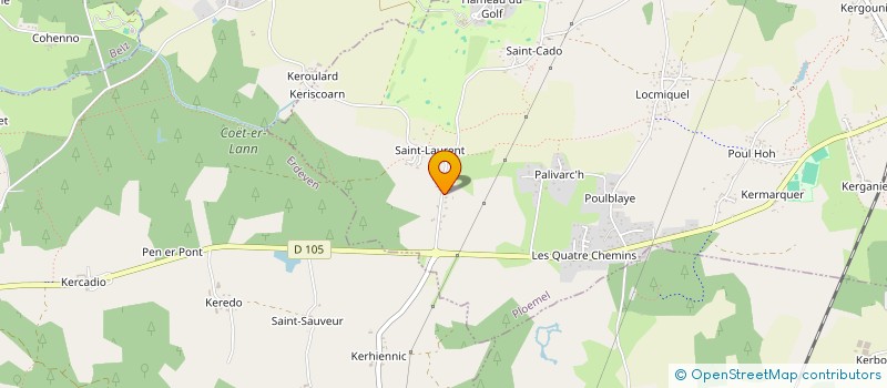 localisation de l'entreprise MONSIEUR GUILLAUME-PHILIPPE BOURLES  PLOEMEL