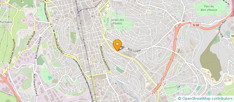 localisation de l'entreprise MONSIEUR GUILLAUME PICCOLOMO  SAINT-ETIENNE