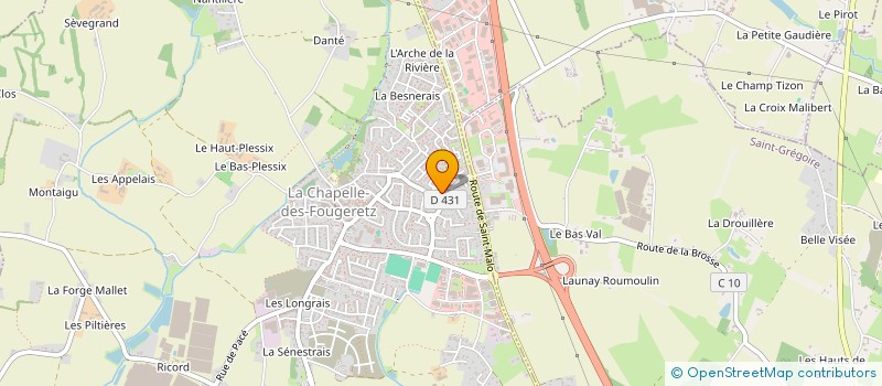 localisation de l'entreprise MONSIEUR GUILLAUME PICHELIN à LA CHAPELLE-DES-FOUGERETZ