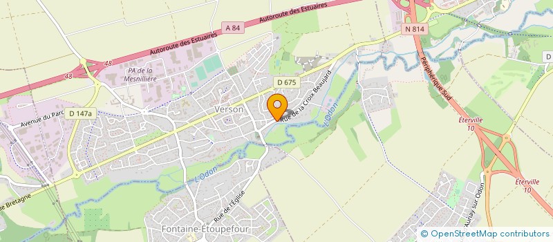 localisation de l'entreprise MONSIEUR GUILLAUME PICHELOT  FONTAINE-ETOUPEFOUR