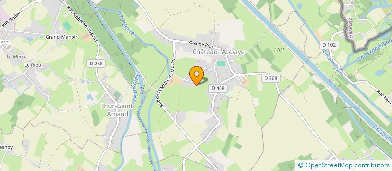 localisation de l'entreprise MONSIEUR GUILLAUME PICOT  CHATEAU-L'ABBAYE