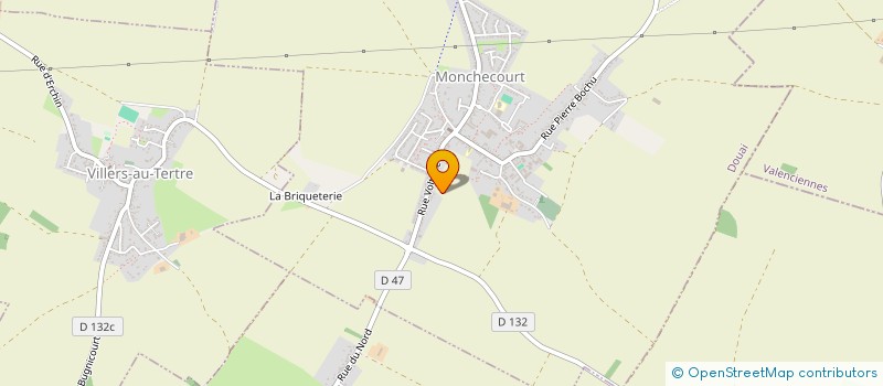 localisation de l'entreprise MONSIEUR GUILLAUME PIERRARD à MONCHECOURT