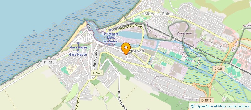 localisation de l'entreprise MONSIEUR GUILLAUME PIERRE MARGOT  LE TREPORT