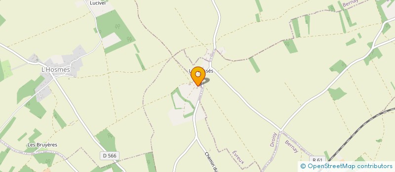 localisation de l'entreprise MONSIEUR GUILLAUME PIERREGROSSE  BREUX-SUR-AVRE