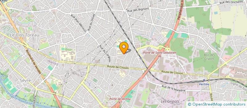 localisation de l'entreprise MONSIEUR GUILLAUME PIET  SAINT-SEBASTIEN-SUR-LOIRE