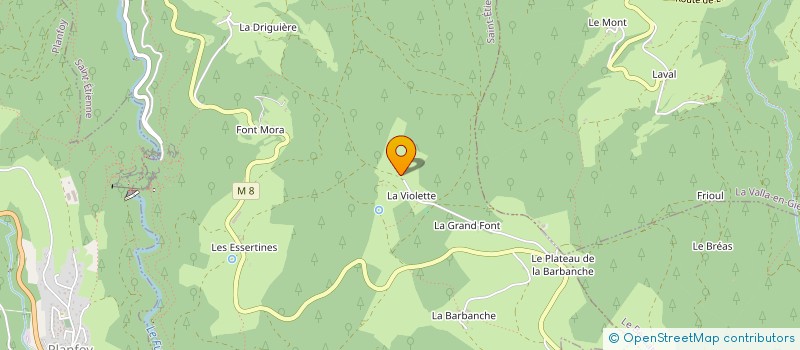 localisation de l'entreprise MONSIEUR GUILLAUME PIKE  SAINT-ETIENNE