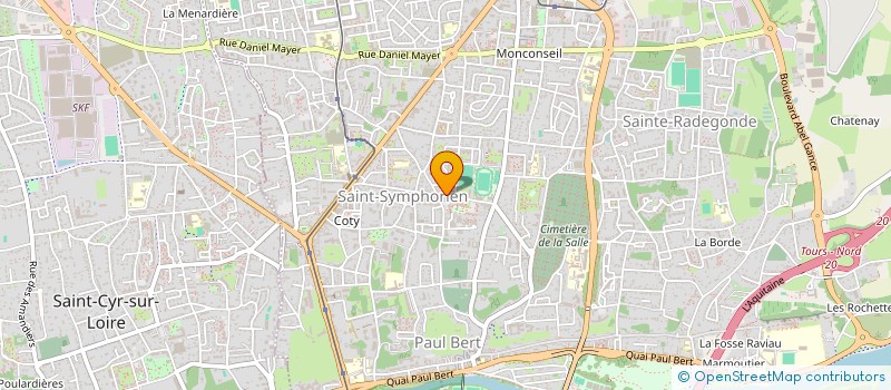 localisation de l'entreprise MONSIEUR GUILLAUME PINEAU  TOURS