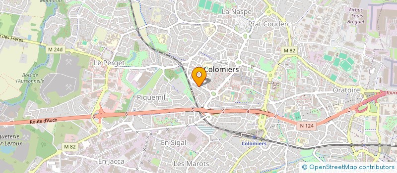 localisation de l'entreprise MONSIEUR GUILLAUME PINEL à COLOMIERS