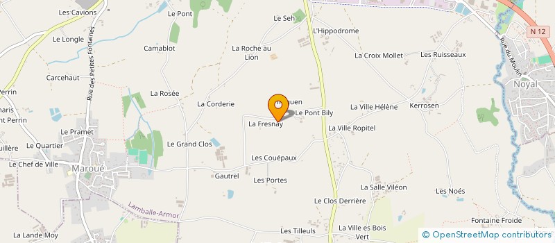 localisation de l'entreprise MONSIEUR GUILLAUME PINOCHET à LAMBALLE-ARMOR