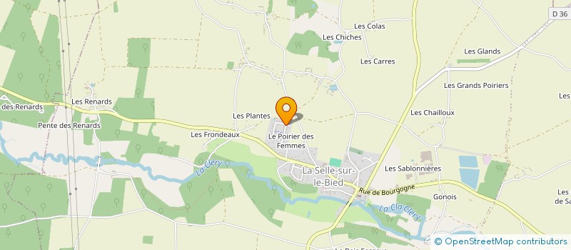 localisation de l'entreprise MONSIEUR GUILLAUME PINON à LA SELLE-SUR-LE-BIED