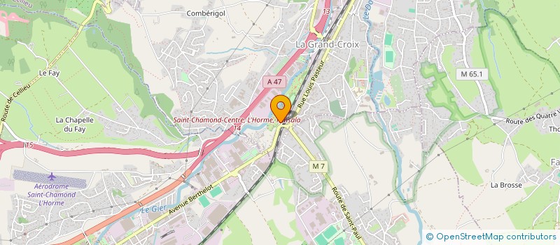 localisation de l'entreprise MONSIEUR GUILLAUME PIPIER  LA GRAND-CROIX