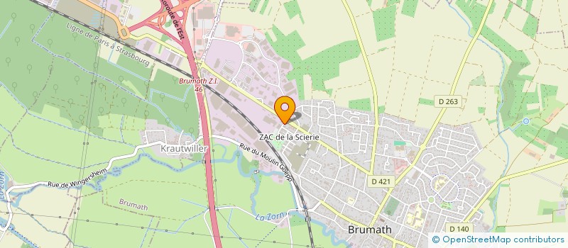 localisation de l'entreprise MONSIEUR GUILLAUME PISCHE  BRUMATH