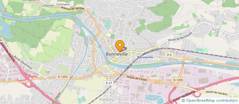 localisation de l'entreprise MONSIEUR GUILLAUME PLAISANTIN  BONNEVILLE