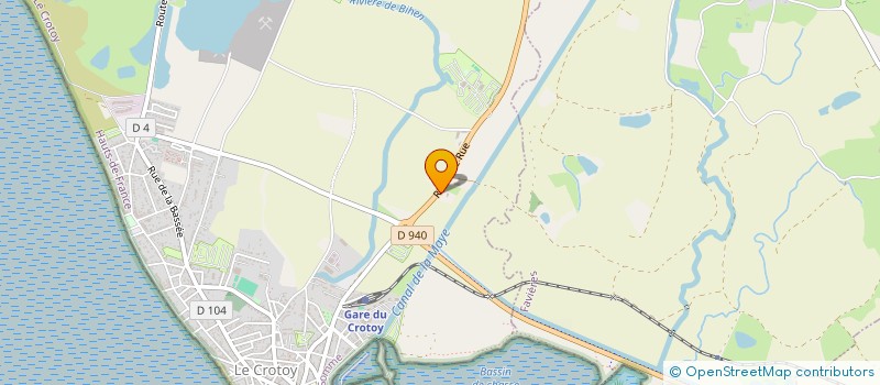 localisation de l'entreprise MONSIEUR GUILLAUME PLANCHON à LE CROTOY