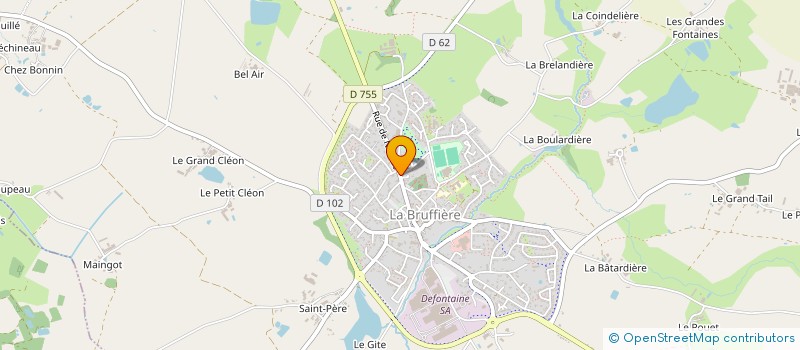 localisation de l'entreprise MONSIEUR GUILLAUME PLESSY à LA BRUFFIERE