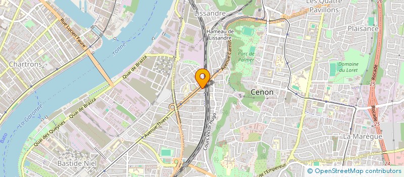 localisation de l'entreprise MONSIEUR GUILLAUME PLOY  CENON