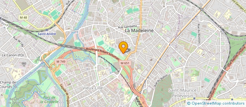 localisation de l'entreprise MONSIEUR GUILLAUME PLUMAS à LA MADELEINE