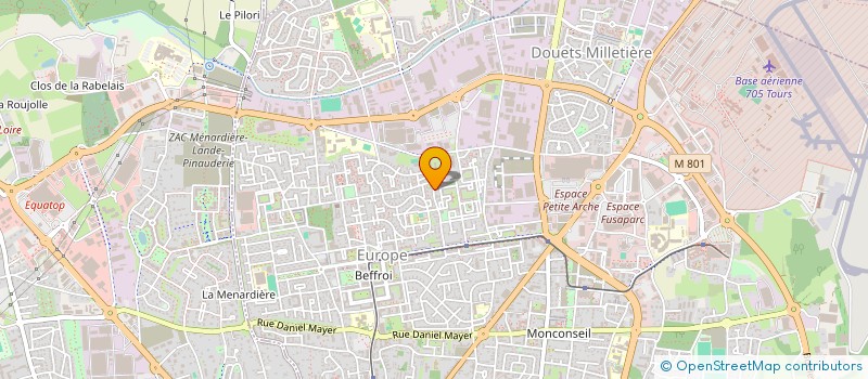 localisation de l'entreprise MONSIEUR GUILLAUME POIREAU  TOURS