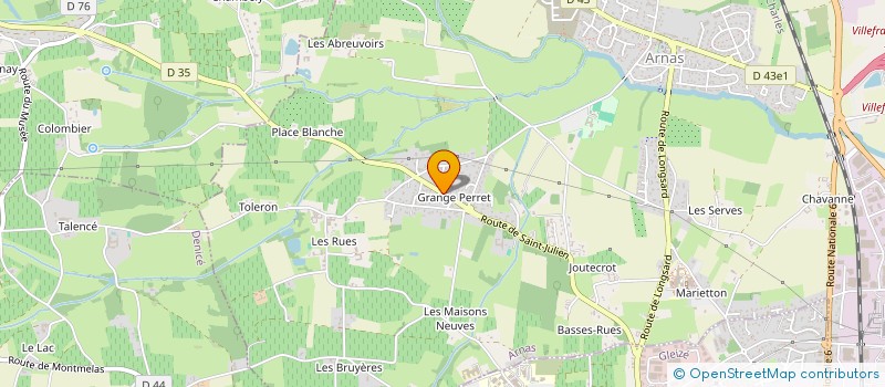 localisation de l'entreprise MONSIEUR GUILLAUME POIRIER  ARNAS