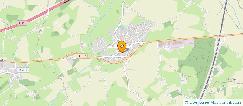 localisation de l'entreprise MONSIEUR GUILLAUME POISSON  COULANS-SUR-GEE