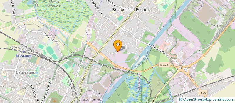 localisation de l'entreprise MONSIEUR GUILLAUME POLART  BRUAY-SUR-L'ESCAUT