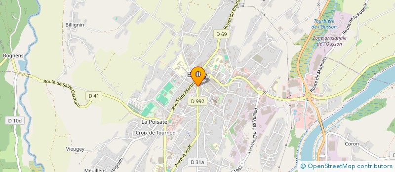 localisation de l'entreprise MONSIEUR GUILLAUME POLICARD  BELLEY