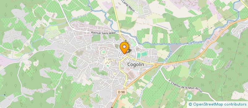 localisation de l'entreprise MONSIEUR GUILLAUME PONS à COGOLIN
