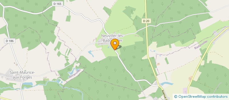 localisation de l'entreprise MONSIEUR GUILLAUME PONS  NEUVILLER-LES-BADONVILLER