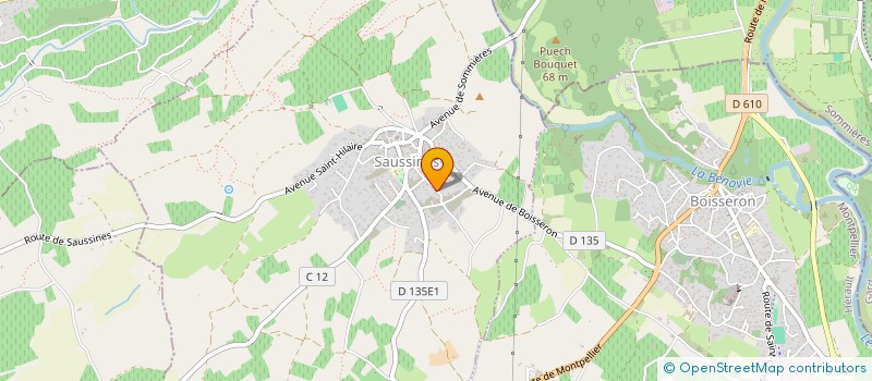 localisation de l'entreprise MONSIEUR GUILLAUME PONS  SAUSSINES