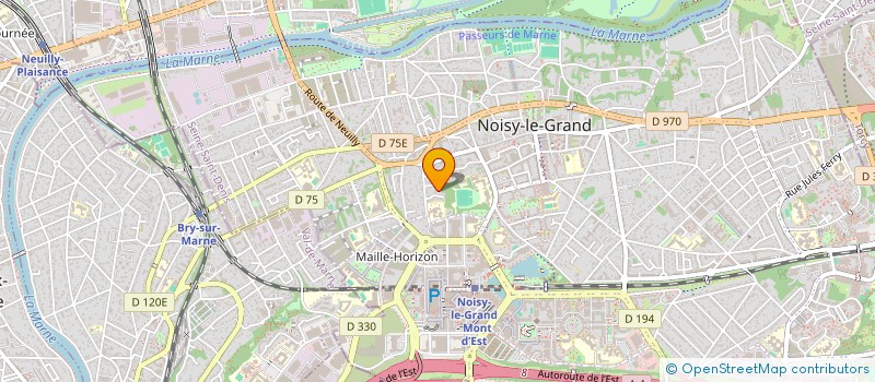 localisation de l'entreprise MONSIEUR GUILLAUME PONTES à NOISY-LE-GRAND