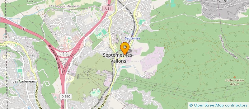 localisation de l'entreprise MONSIEUR GUILLAUME PONTHIEU à SEPTEMES-LES-VALLONS