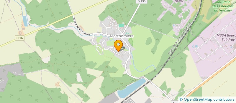 localisation de l'entreprise MONSIEUR GUILLAUME PORCHER  MORTHOMIERS