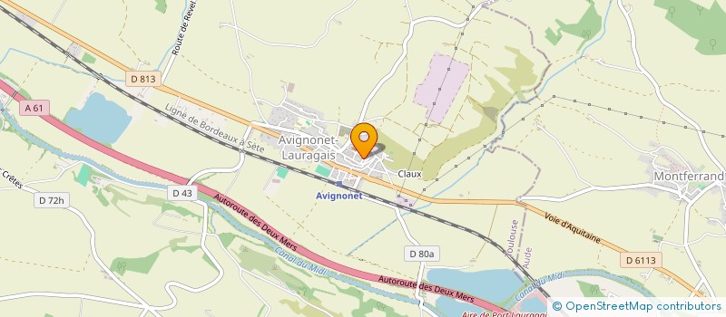 localisation de l'entreprise MONSIEUR GUILLAUME PORTE  AVIGNONET-LAURAGAIS