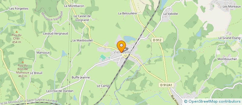 localisation de l'entreprise MONSIEUR GUILLAUME PORTE à MOURIOUX-VIEILLEVILLE
