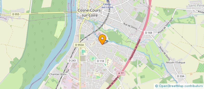 localisation de l'entreprise MONSIEUR GUILLAUME PORTELLI à COSNE-COURS-SUR-LOIRE