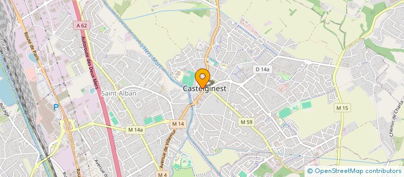 localisation de l'entreprise MONSIEUR GUILLAUME PORTES à CASTELGINEST