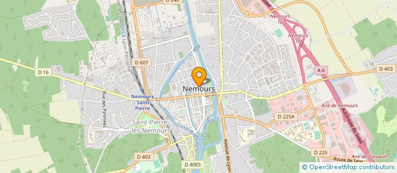 localisation de l'entreprise MONSIEUR GUILLAUME PORTIER  NEMOURS