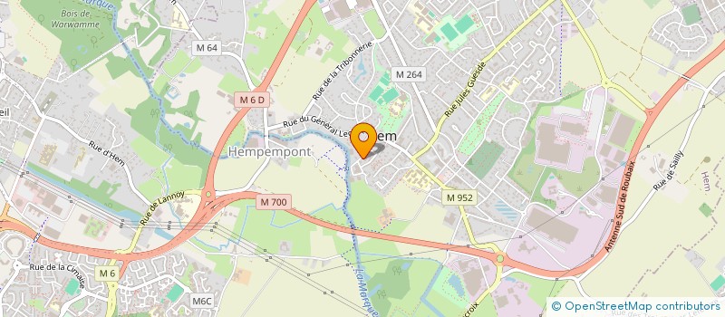 localisation de l'entreprise MONSIEUR GUILLAUME POTELLE  HEM