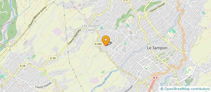 localisation de l'entreprise MONSIEUR GUILLAUME POTHIN  LE TAMPON